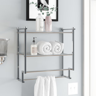 Bathroom Wall Shelf Grey – Everything Bathroom